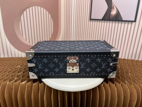 Louis Vuitton Watch Storage Box Black（For 8 Watches）