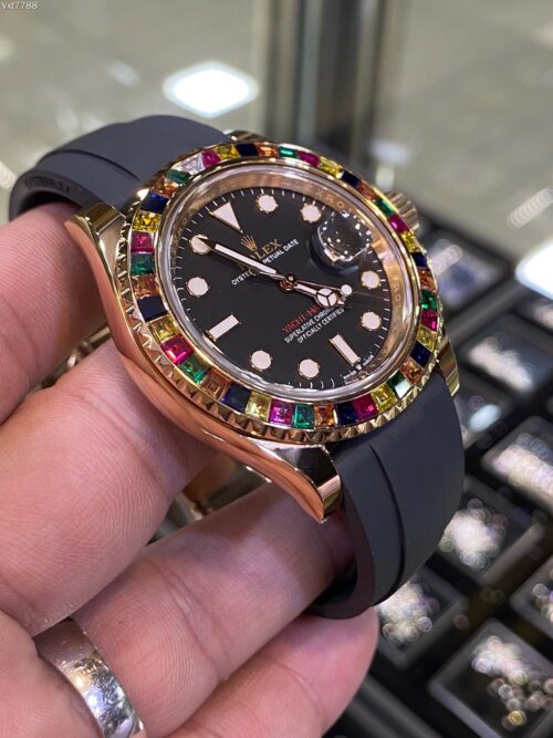 Rolex YACHT MASTER RAINBOW (mechanical automatic) Replica - 3