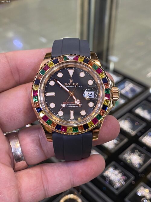 Rolex YACHT MASTER RAINBOW (mechanical automatic) Replica - 7