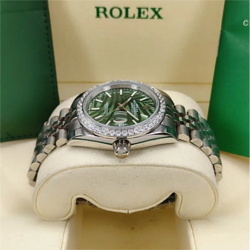 Rolex DATEJUST 36mm/41mm DIAMOND #126284RBR Replica - 3