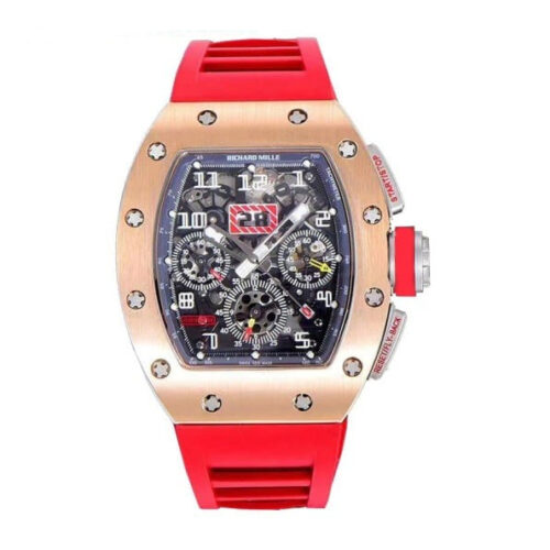 Richard Mille RM011 Red Demon in Rose Gold and Titanium. Replica