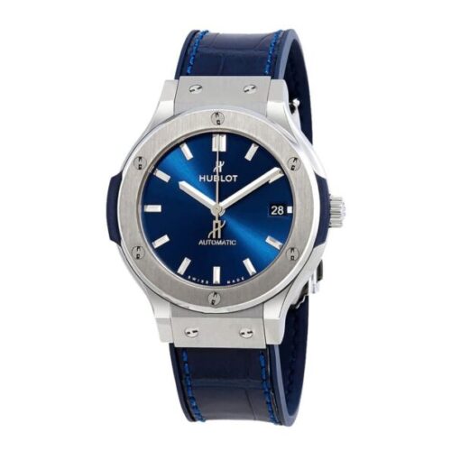 Classic Fusion Automatic Blue Sunray Dial Titanium Replica - 5