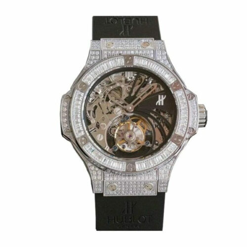 Classic Fusion Diamond Tourbillon Excessive Quality Skeleton Dial