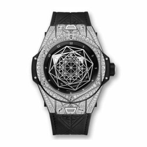 Hublot Sang Bleu Titanium Pave