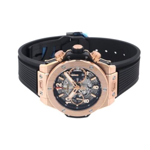 Hublot Big Bang Unico King Gold Flyback Chronograph Skeleton Replica - 4