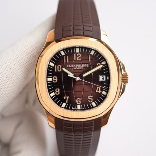 Patek Philippe AQUANAUT Rose Gold (mechanical automatic) Replica - 10