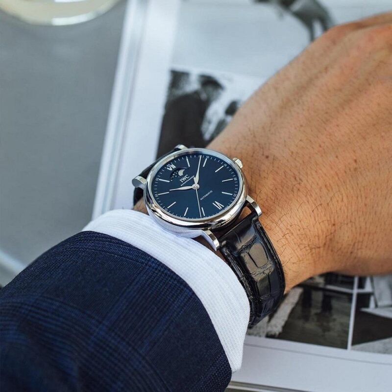 IWC Portofino Automatic Moon Phase 40mm-Blue 3