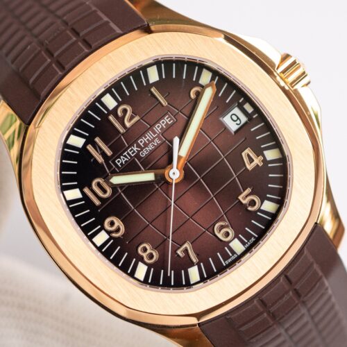 Patek Philippe AQUANAUT Rose Gold (mechanical automatic) Replica - 9