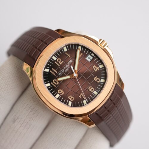 Patek Philippe AQUANAUT Rose Gold (mechanical automatic) Replica - 7