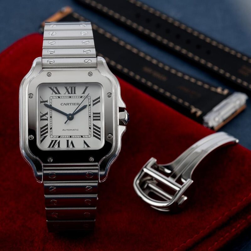 Cartier SANTOS MEDIUM SILVER 3