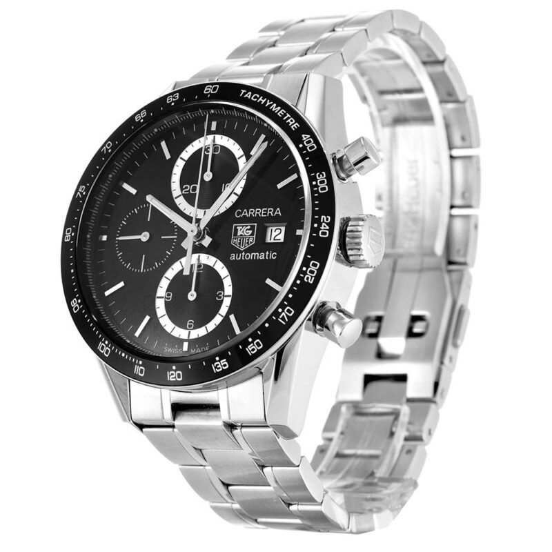 Men Tag Heuer Carrera CV2010.BA0786 Black 9