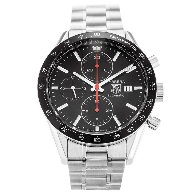 Men Tag Heuer Carrera CV2014.BA0794 Black 12