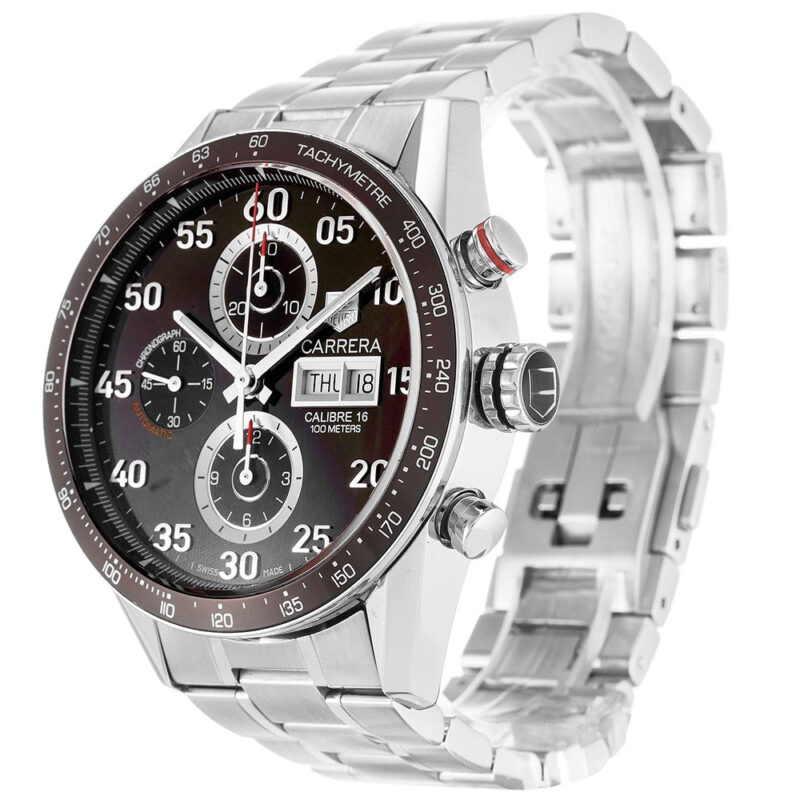 Men Tag Heuer Carrera CV2A12.FC6236 Brown 15