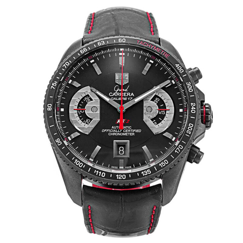 Men Tag Heuer Grand Carrera CAV518B.FC6237 Black 3