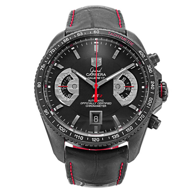 Men Tag Heuer Grand Carrera CAV518B.FC6237 Black 9