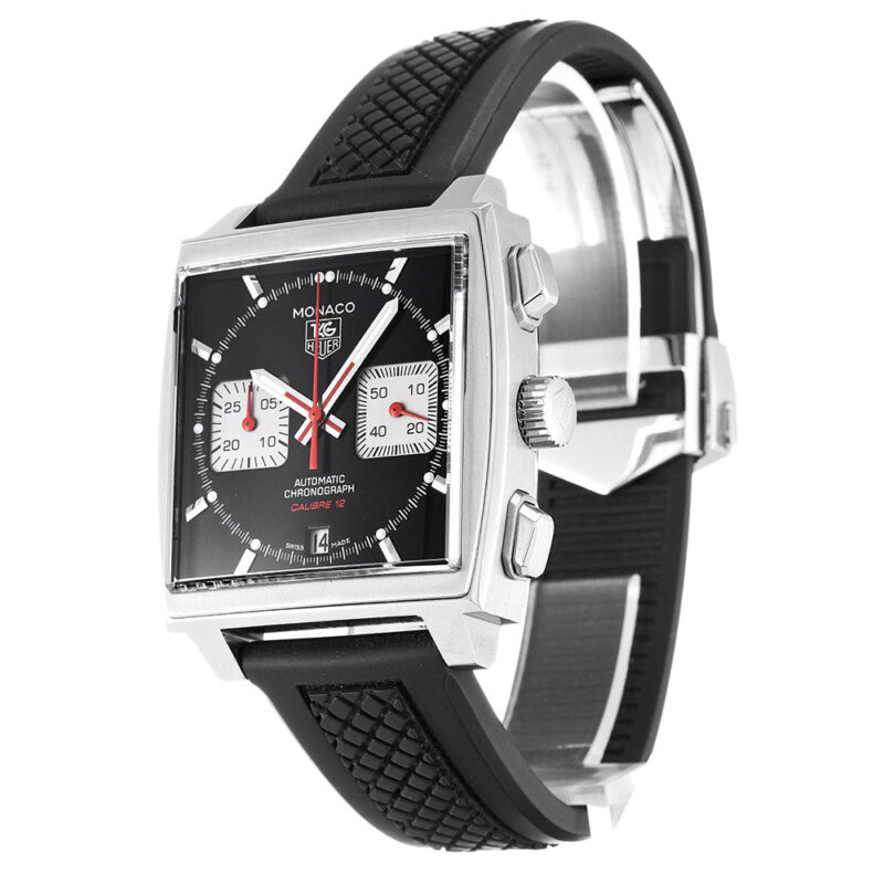 Men Tag Heuer Monaco CAW2114.FT6021 Black 3