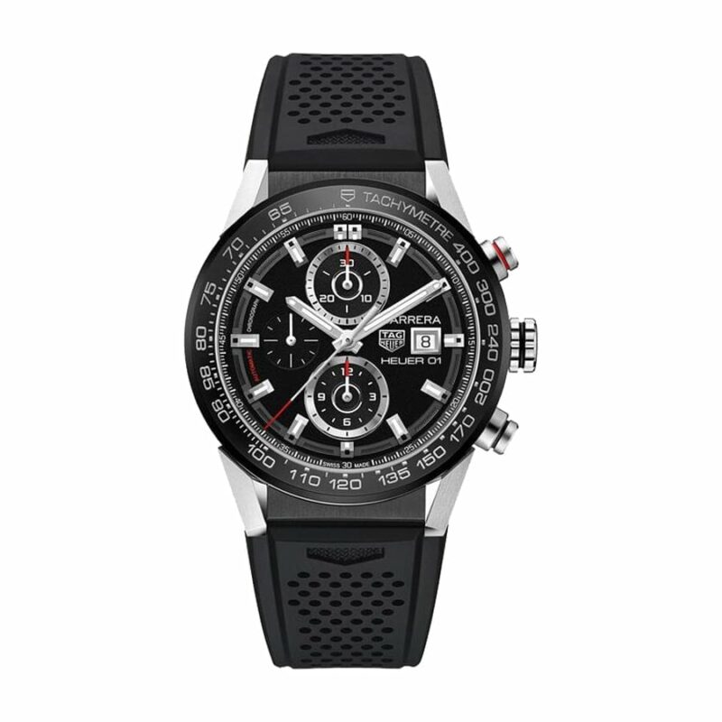 TAG Carrera Black Rubber Replica 3
