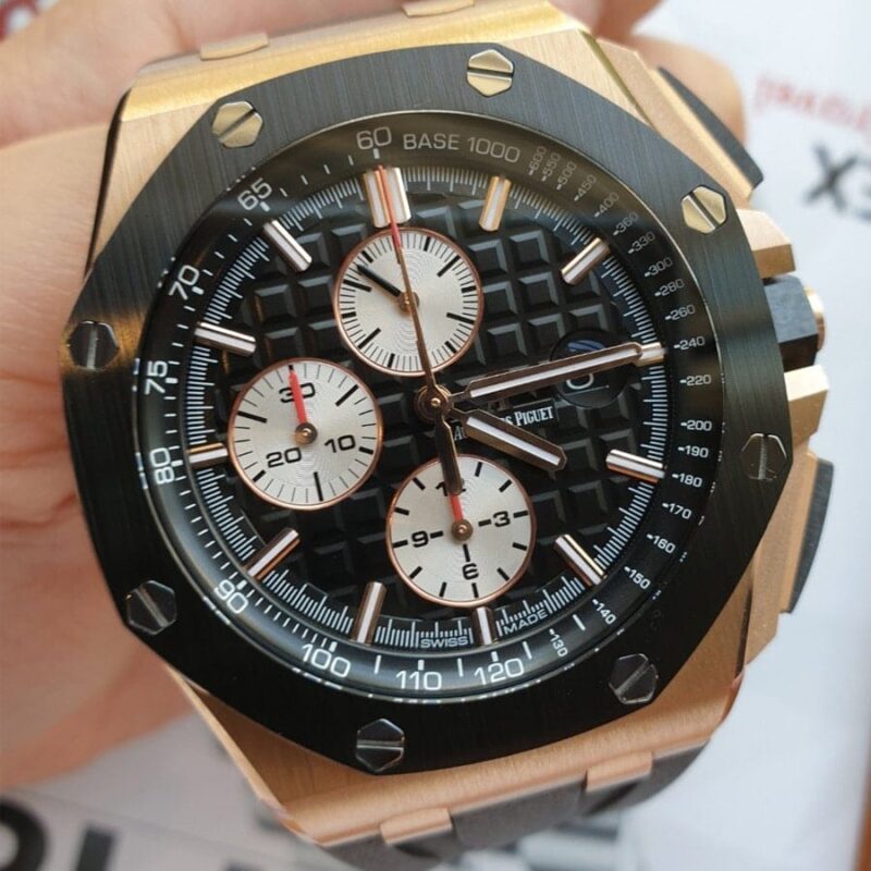 AP Rose Gold Black Replica 5