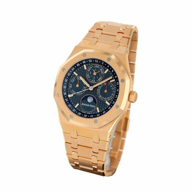 AP Rose Gold Blue Dial Replica 2