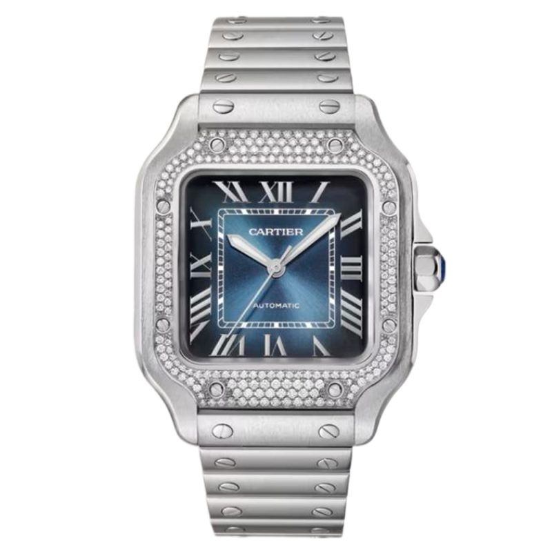 Cartier Santos Medium With Diamond 2