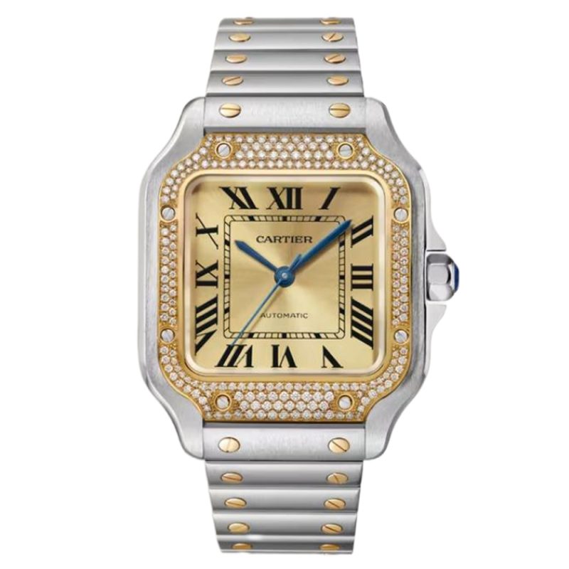Cartier Santos Medium With Diamond 4